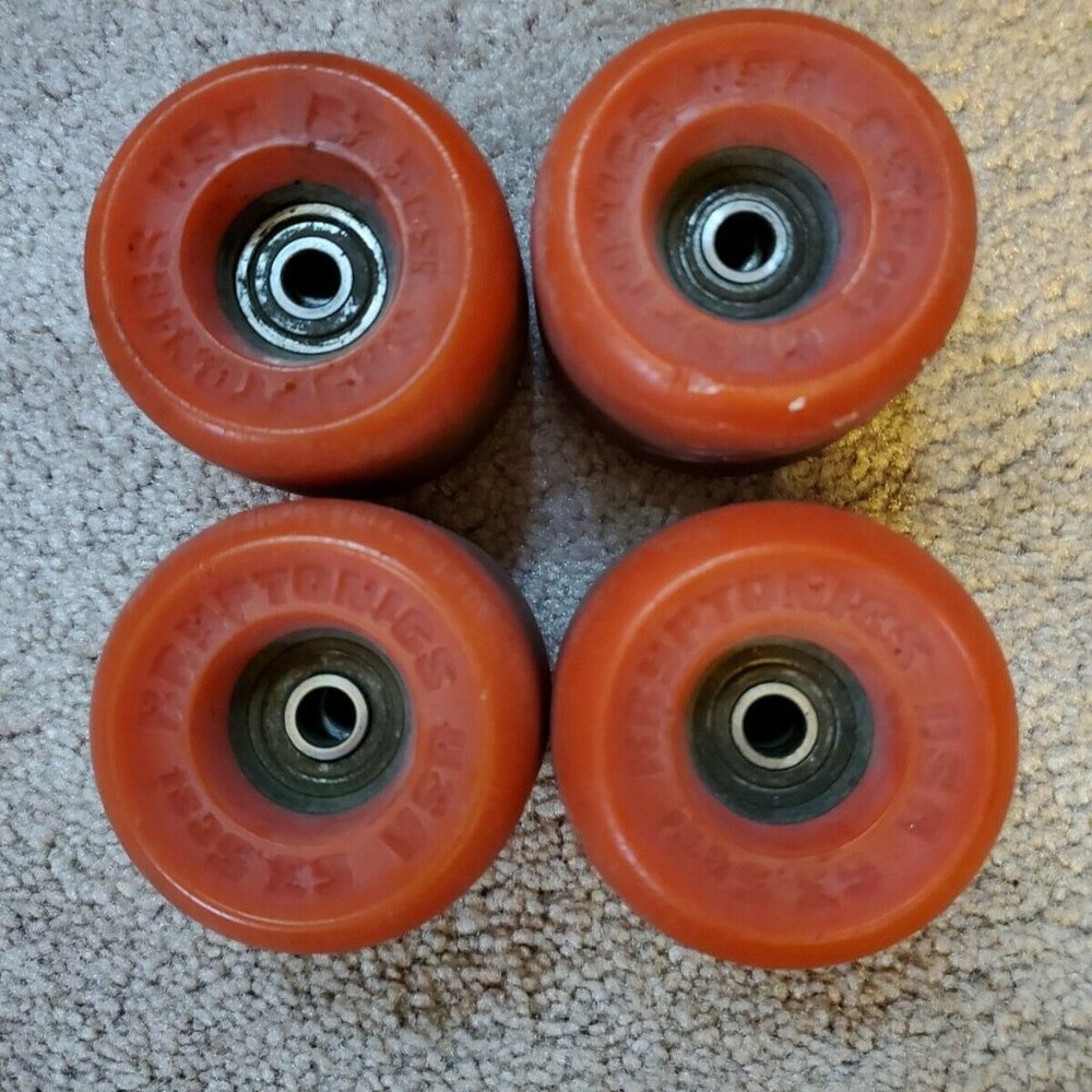 Used Vintage Kryptonics Skateboard Wheels.